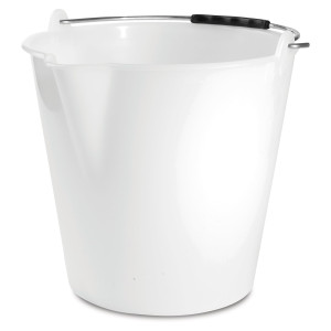DRYWITE POLY BUCKET 9L WITH LIP RRB10   